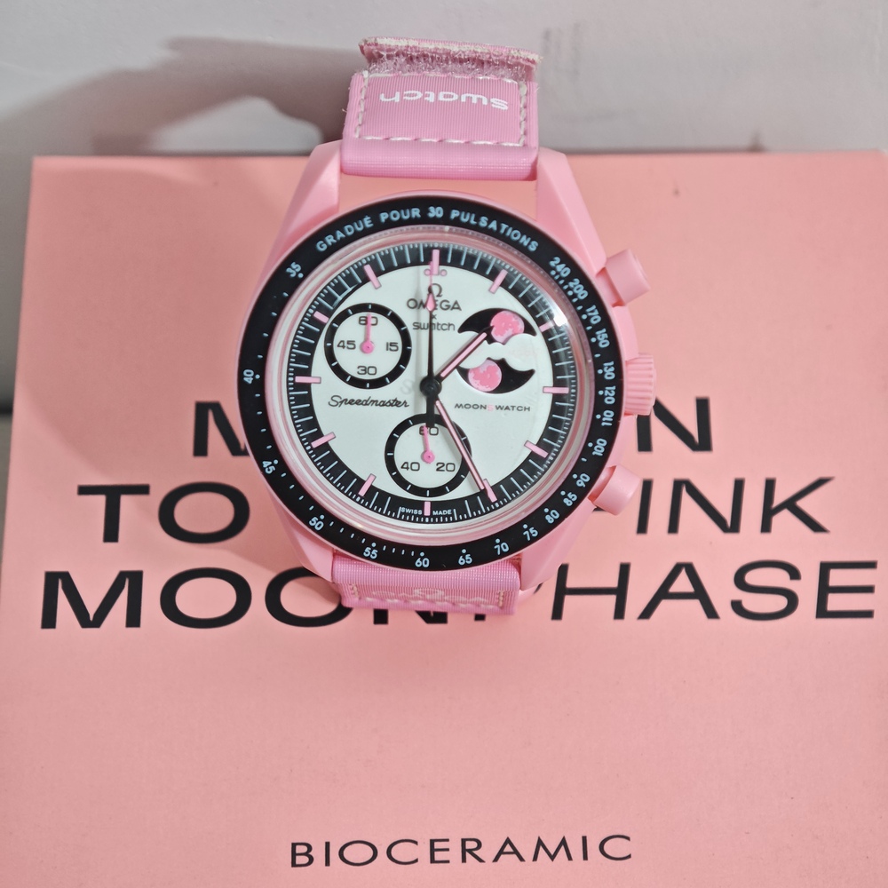 Swatch x Omega MISSION TO THE PINK MOONPHASE Watch